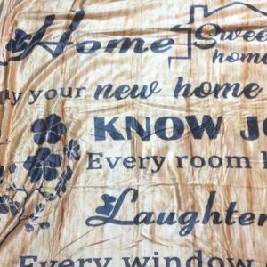 House warming gift. Big soft throw